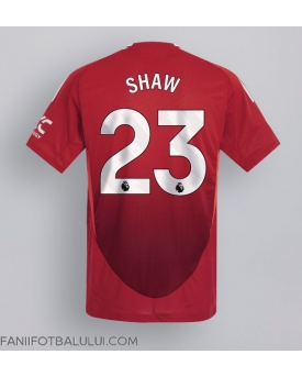Manchester United Luke Shaw #23 Tricou Fotbal Replică 2024-25 Barbati Acasa